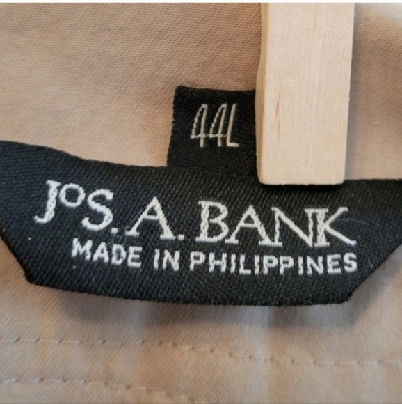 JOS. A. BANK Men's Vintage Tan Long Trench Coat Size 44L - Picture 4 of 7